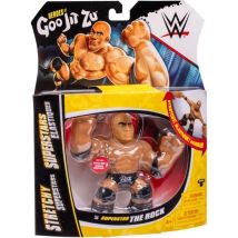 Figurine extensible - GOO JIT ZU WWE - The Rock - 11 cm - Texture élastique - Extensible 3x
