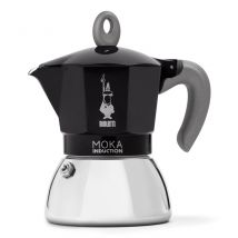 Bialetti Moka Induction Cafetière à moka 0,9 L Noir