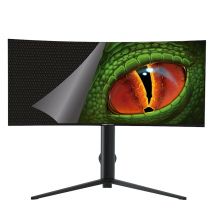 KeepOut XGM34UW Display LED 86,4 cm (34 ) 3440 x 1440 pixel UltraWide Quad HD Nero, Rosso - Nuovo
