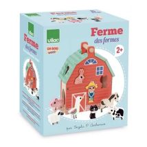 Caja de Formas de Madera Mi Bella Granja - Juego Educativo para Niños - Nuevo