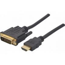 Hypertec 127961-HY câble vidéo et adaptateur 10 m HDMI Type A (Standard) DVI-D Noir