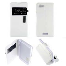 Etui Folio Blanc compatible Sony Xperia E2 Xperia E3