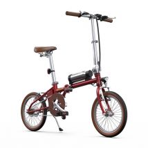 Vélo électrique pliable Onesport OT02. Autonomie de 25km, pneus de 16 pouces, Rouge