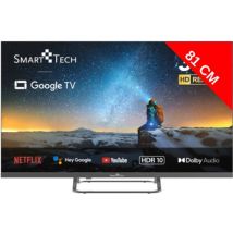Téléviseur LED HD Smart Tech 32HG01V 32 pouces - Antracite