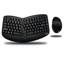 Adesso Tru-Form Media 1150 teclado Ratón incluido Universal RF inalámbrico QWERTY Inglés Negro - Nuevo