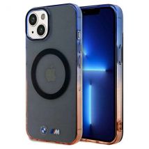 Étui BMW pour iPhone 15 6.1 gris étui rigide Gradient Bumper MagSafe