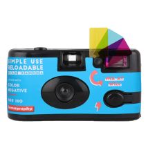 Lomography SUC100CN caméra vidéo Caméra-film compact 35 mm Noir, Bleu