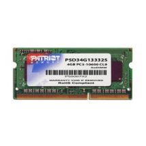 Patriot Memory 4GB DDR3 SODIMM module de mémoire 4 Go 1 x 4 Go
