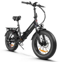 SAMEBIKE LOTDM200-II Bicicletta elettrica pieghevole, bicicletta elettrica da 20 per pendolari per adulti, motore da 750 W, batteria da 48 V 13 Ah - 