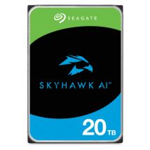 Seagate SkyHawk AI 20 TB disque dur 20 To 7200 tr/min 256 Mo 3.5 Série ATA III
