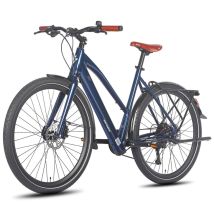 FAFREES F700W E-bike - Motor 250W Batería 36V10AH Con Frenos Hidráulicos – Azul - Nuevo