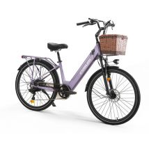Vélo électrique CYSUM X-City, moteur 250 W, batterie 48 V 10,4 Ah, pneus 26 x 1,95 pouces