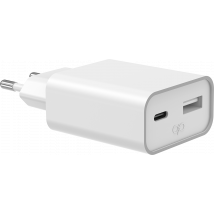 Force Power Cargador de red GaN USB-A / USB-C Power Delivery de 45 W Blanco - Nuevo