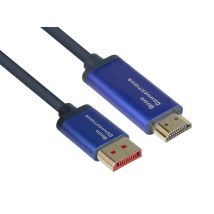 Alcasa 4860-SF010B cavo video e adattatore 1 m DisplayPort HDMI Blu - Nuovo