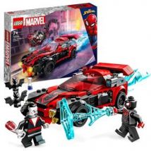 LEGO Marvel Super Heroes : Set de Construction Spider-Man 76244 avec Miles Morales et Morbius