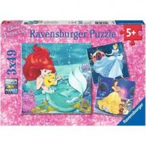 Ravensburger Puzzles 3x49 p - Aventure des princesses / Disney Princesses