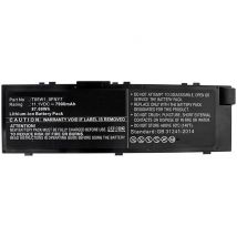 CoreParts MBXDE-BA0211 ricambio per laptop Batteria (Laptop Battery for Dell - 87.69Wh Li-ion 11.1V 7900mAh - Black, 87.69Wh Li-ion 11.1V 7900mAh 