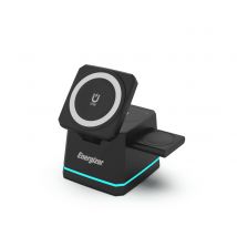 Energizer WCP307 chargeur d'appareils mobiles Écouteurs, Smartphone, Smartwatch Noir USB Recharge sans fil Charge rapide Intérieure