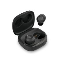 Cuffie wireless Ksix Oblivion Nero - Audio Stereo, Controllo Touch, Autonomia 19h, Bluetooth 5.3, Custodia Compatta IPX4 - Nuovo