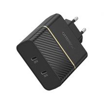 OtterBox Caricatore da parete UE 50W - 1X USB-C 30W + 1X USB-C 20W USB-PD, nero - Nuovo