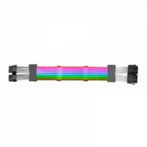 Mars Gaming MCA-16 ARGB Câble d'extension - 16 LED personnalisables - Fibre optique ultra dense - Compatible avec Asus Aura Sync et plus - Cuivre pur 