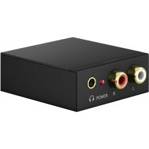 Goobay 58493 convertisseur audio Noir