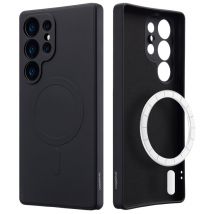 imoshion Coque Couleur avec MagSafe pour Samsung Galaxy S25 Ultra - Noir