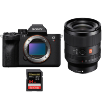 Cámara híbrida Sony A7R V + FE 35mm f/1.4 GM + 1 SanDisk 64GB Extreme PRO UHS-II + Ebook 20 consejos para fotos que impactan - Nuevo