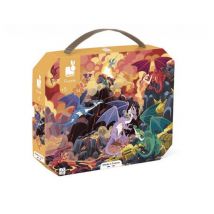 Puzzle de cartón de 54 piezas: Aventura con los dragones - Nuevo