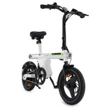 isinwheel U1 bici elettrica portatile, batteria da 250 W 36 V 7,8 Ah, biciclette elettriche per adulti da 14''-Bianco - Nuovo