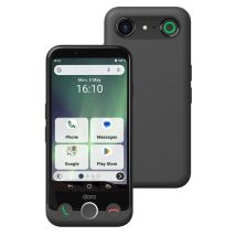 Doro Aurora A10 11,4 cm (4.5 ) SIM doble Android 14 4G USB Tipo C 4 GB 64 GB 3000 mAh Grafito - Nuevo