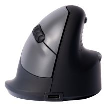 R-Go Tools Souris Ergonomique R-Go HE Break avec logiciel de pause, droiter, moyen (longueur main 165-185 mm), bluetooth, noir