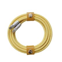 YELLO KOKO USB C / USB C Cable Reforzado Biggy Modelo 1m Conector Reversible Amarillo - Nuevo