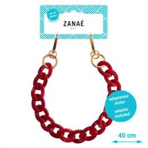 Chaîne-bijou Coral red S