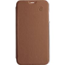 Custodia per iPhone XR premium pelle retro trasparente e portacarte - Nuovo