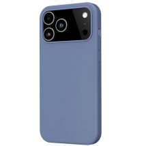 Coque Silicone pour iPhone 17 Pro Max Compatible MagSafe Bleu