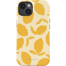 Burga Funda MagSafe Tough A prueba de golpes para iPhone 15 Plus Modelo Tarta de Limón Amarillo - Nuevo
