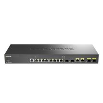 D-Link DXS-1210-12TC Switch di rete gestito L2/L3 10G Ethernet (100/1000/10000) 1U nero, argento - Nuovo