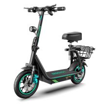 Trottinette électrique BOGIST M5 Pro 12 pouces avec siège et porte-bagages - Moteur 500 W Batterie 13 Ah 48 V