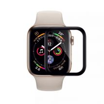 Riff Hot Bending 3D Verre Trempé Incurvé pour Apple Watch 7 / 8 avec écran 41mm Noir