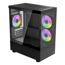 Aerocool Viewport-Mini-BK-v2 Mini Tower Negro - Nuevo