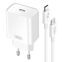 XO Cargador de pared para Lightning Alimentación 20 W + Cable iPhone Blanco - Nuevo
