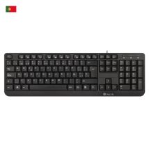 NGS FunkyV3, QWERTY, PT teclado Hogar USB Portugués Negro - Nuevo