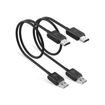 Hamlet HVCHDM-WFHD cable de vídeo y adaptador 0,6 m HDMI Tipo A (Estándar) USB Tipo-A Negro - Nuevo