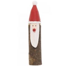 Figura de madera de Papá Noel 2,5 x 12,5 cm para decoración navideña - Nuevo
