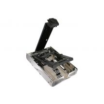 Icy Dock MB382IP-3B Obturateur de baie de lecteur Noir, Chrome