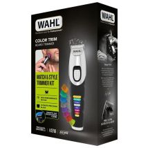 Cortapelos hombre Wahl Color Trim Negro Autonomía 240 min 8 Peines Barba Afeitado Recargable - Nuevo