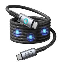 Cable magnético Iniu Leopardo USB C 240 W Negro para teléfono móvil - Garantía de 2 años - Nuevo