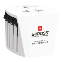 Skross Adaptador de viaje universal de 2,5 A Blanco - Nuevo