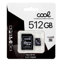 Scheda di Memoria Micro SD COOL 512GB Classe 10 - Nuovo